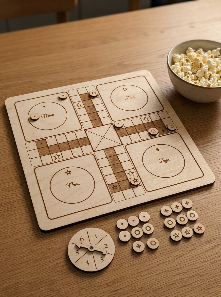 Personalised Family Ludo Board Game