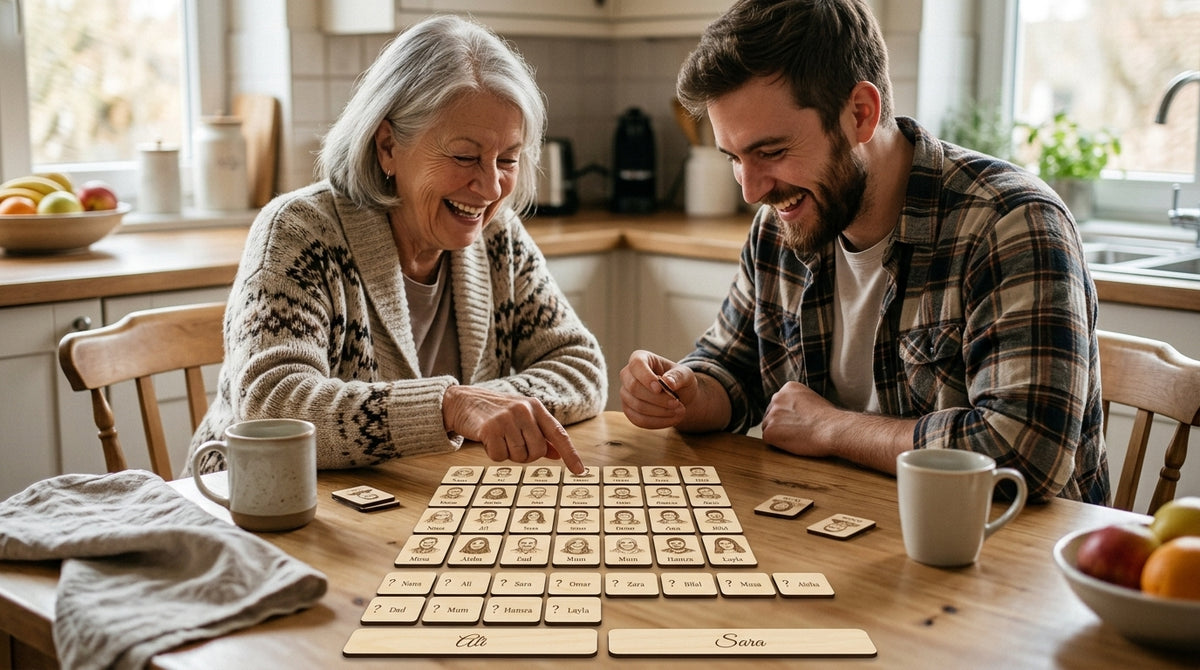 Personalised Who Am I? Family Faces Game