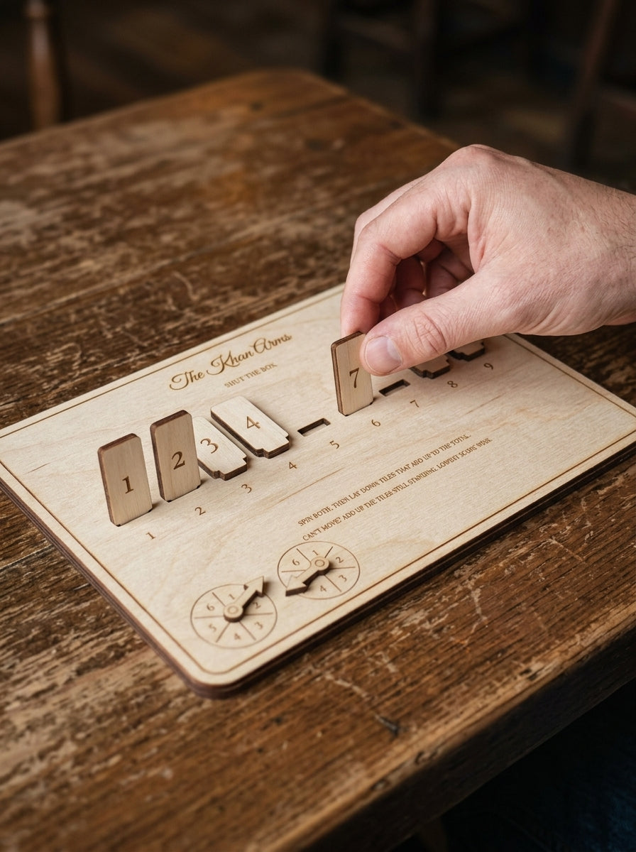 Personalised Shut the Box Pub Game