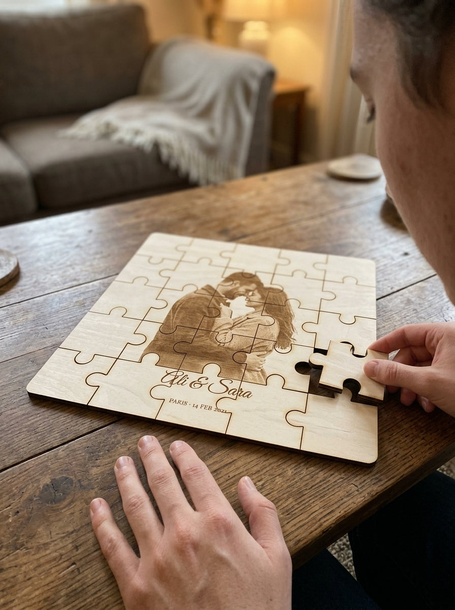 Personalised Wooden Photo Jigsaw Puzzle