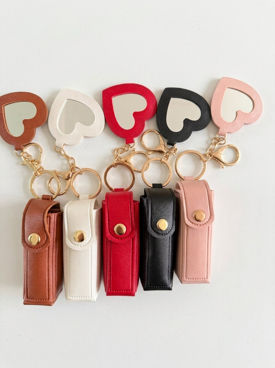 Personalised Lipstick Holder Keyring