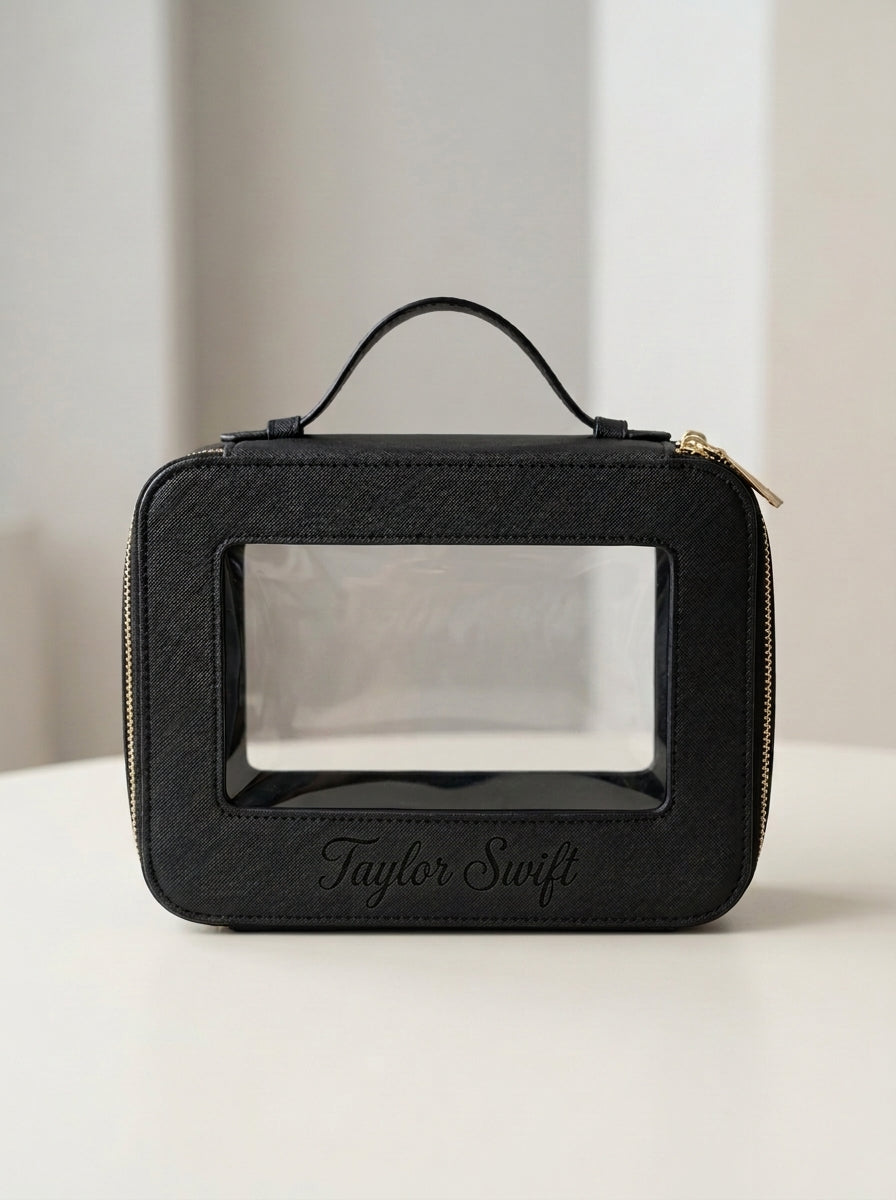 Personalised Clear Make-Up Bag
