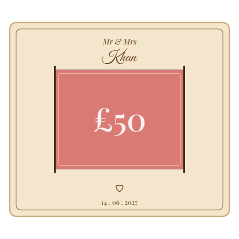 Personalised Wooden Money Holders – Choose 1 to 12
