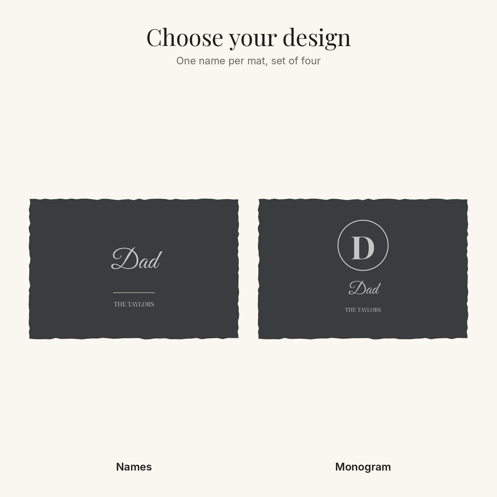 The placemat designs