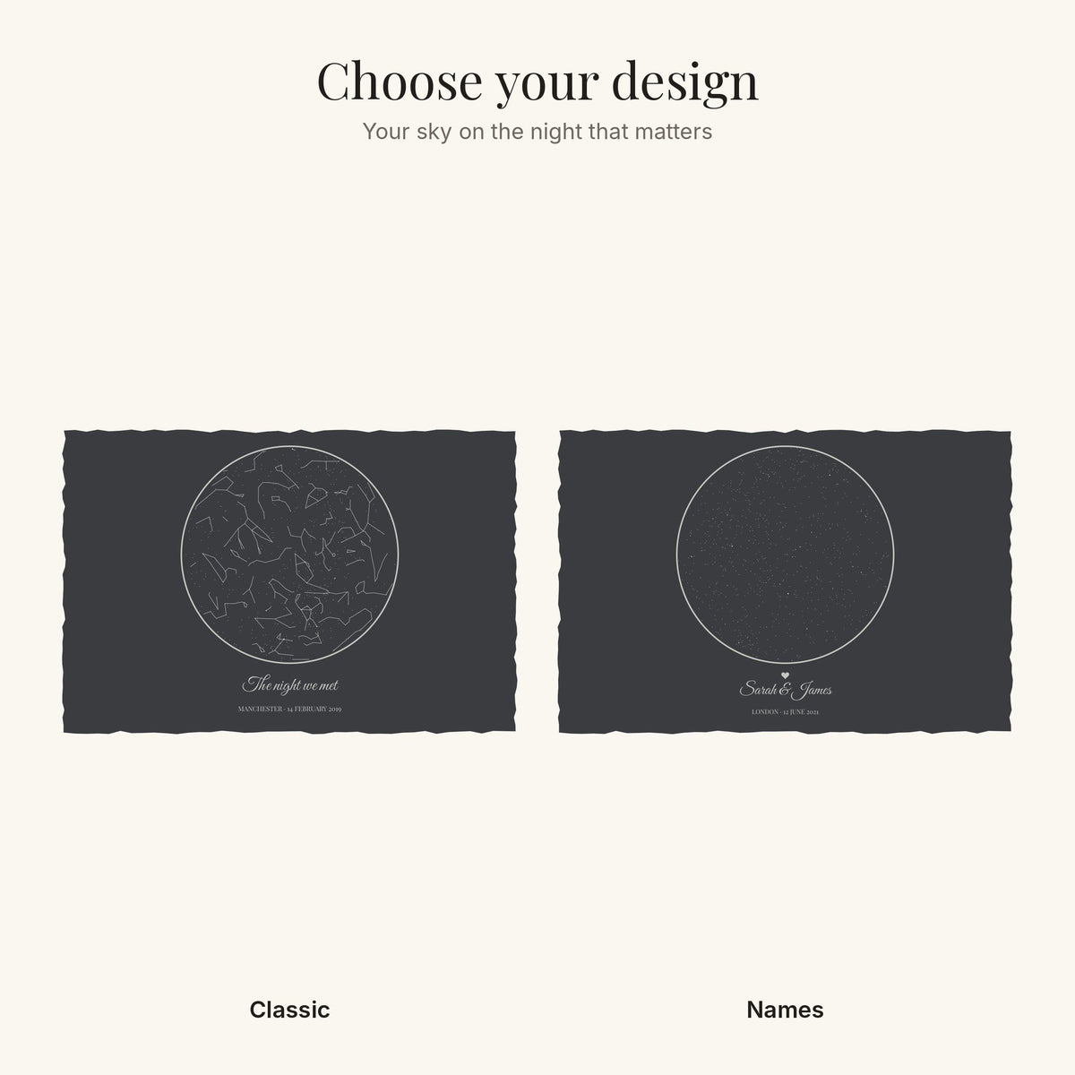 The star map designs
