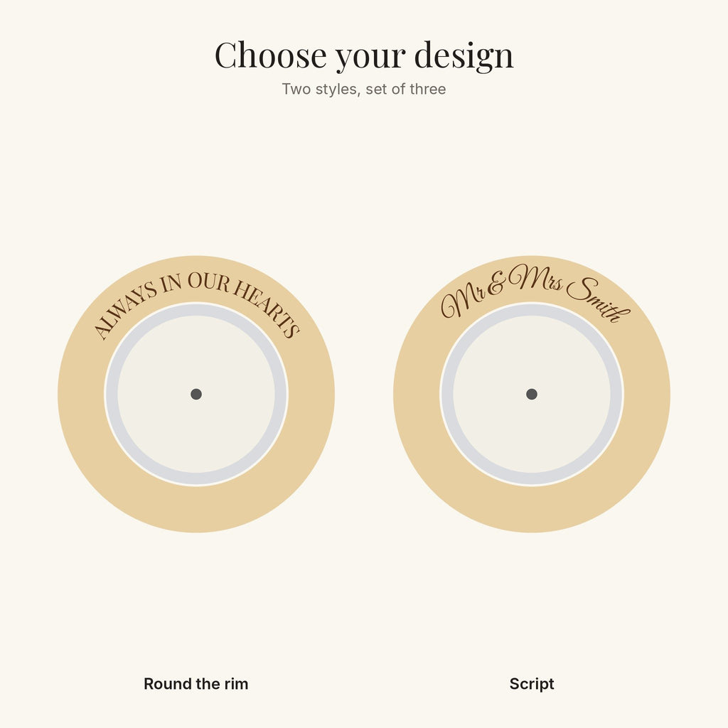 The two tea-light designs