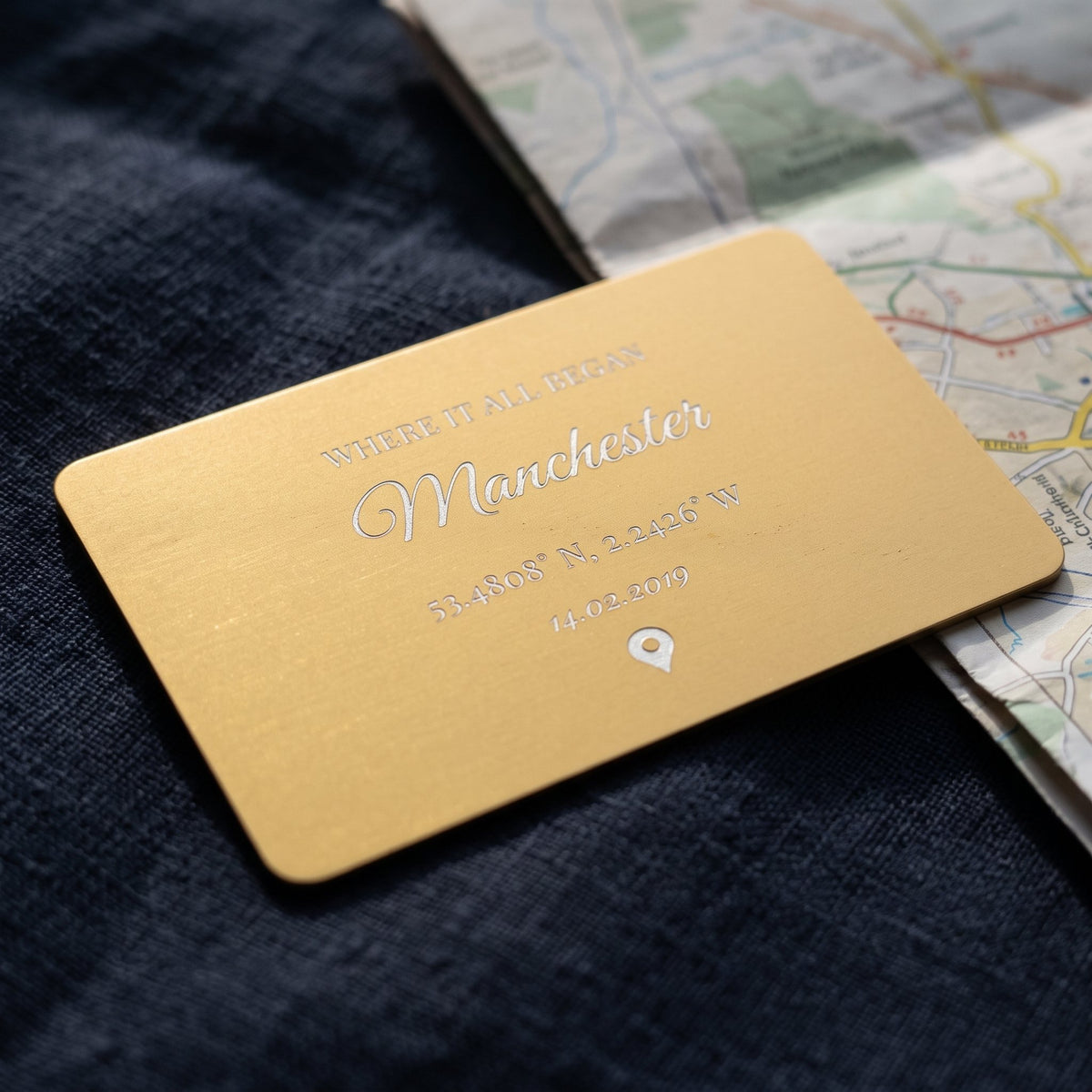Personalised love note wallet card 4