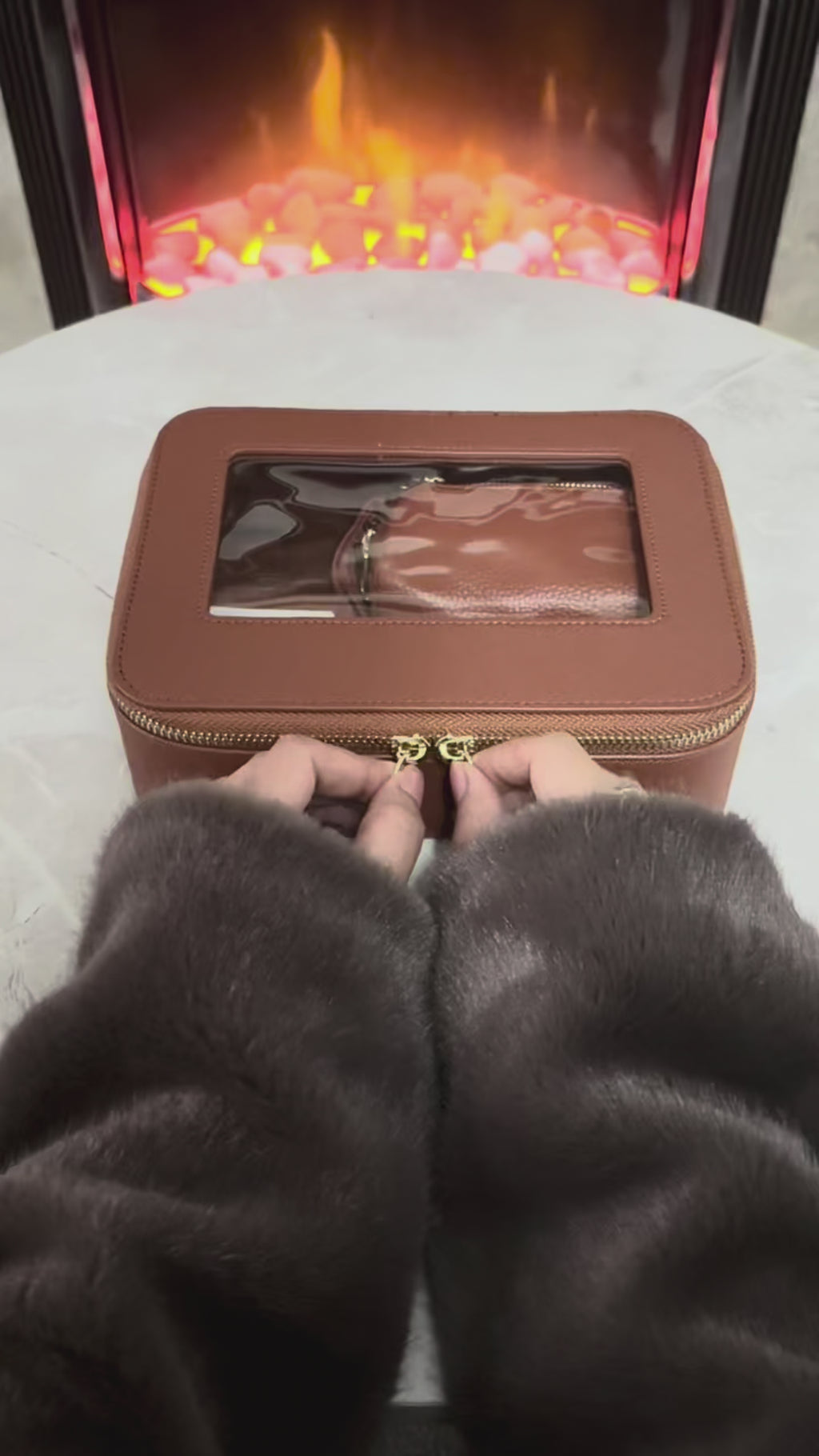 Personalised Clear Make-Up Bag
